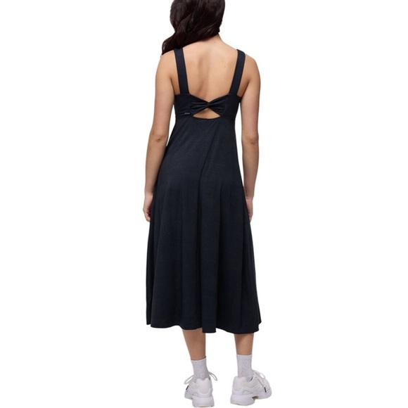 Prana Dresses & Skirts - PrAna Lata Beach Maxi Dress Shadow Linea Cutout Back Built in Sports Bra Size M